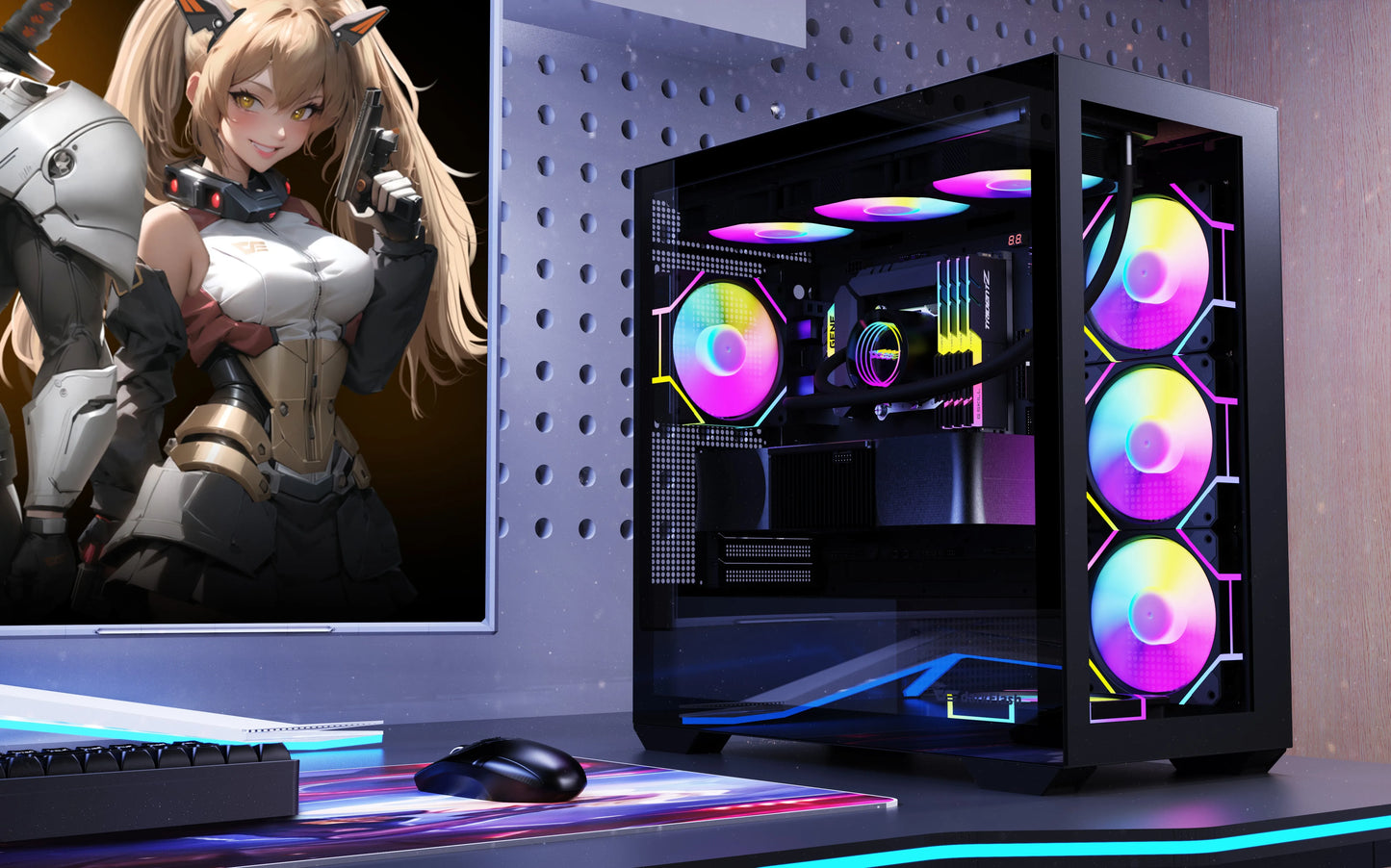 Aigo AM12PRO RGB Fan 120mm PC Cooling Kit 4pin PWM