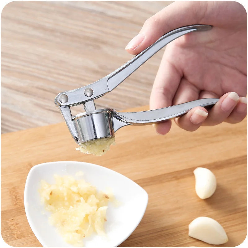 Garlic Press Crusher Mincer Stainless Steel Kitchen Tool