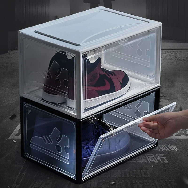 AJ Sneaker Box Shoes Organizer Transparent Stackable Dustproof Storage Box