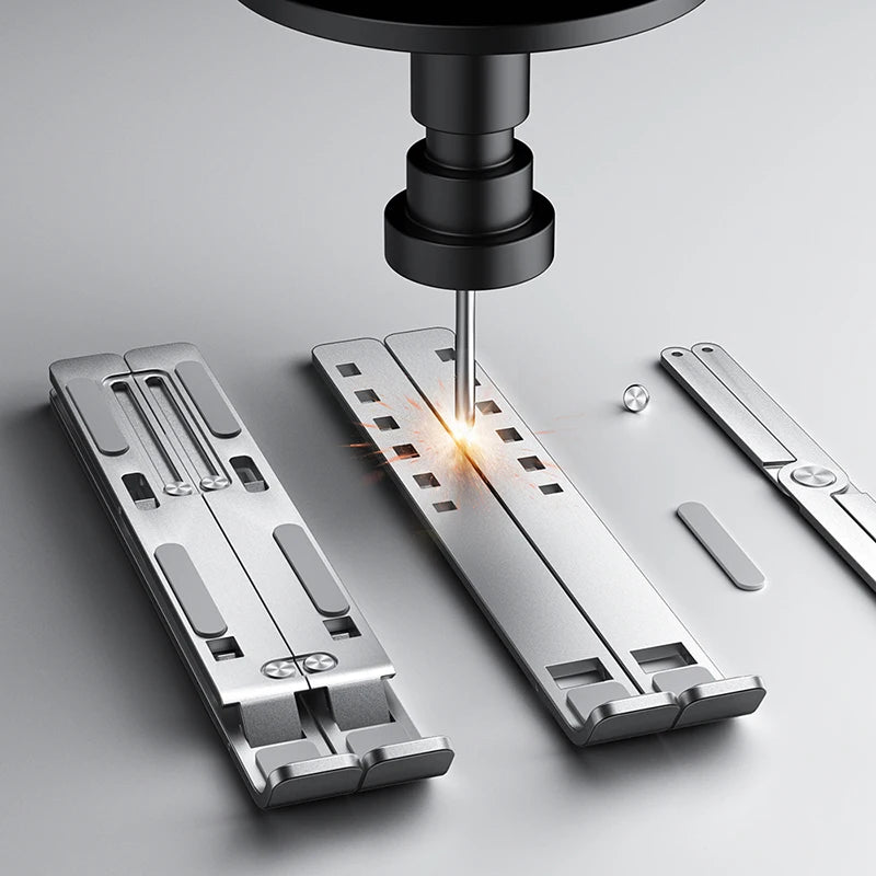 Aluminum Alloy Laptop Holder Stand Adjustable Portable Cooling Non-Slip