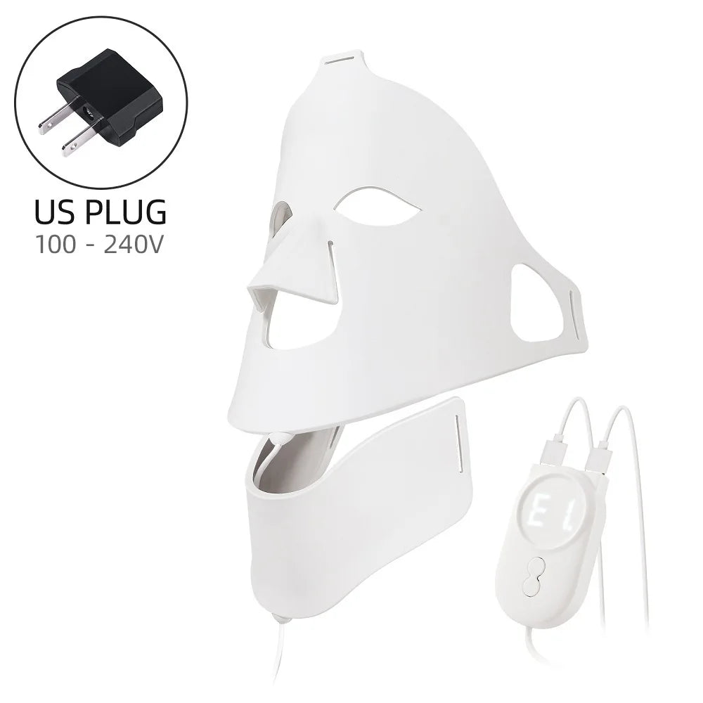 Foreverlily Face Neck LED Mask 7 Colors Photon Therapy
