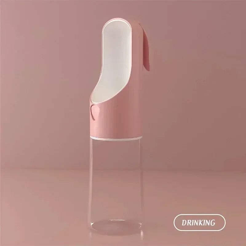 Portable Pet Hydration Bottle with Detachable Bowl 2-in-1 Food and Water Solution for Dogs and Cats Ideal for Outdoor Adventures