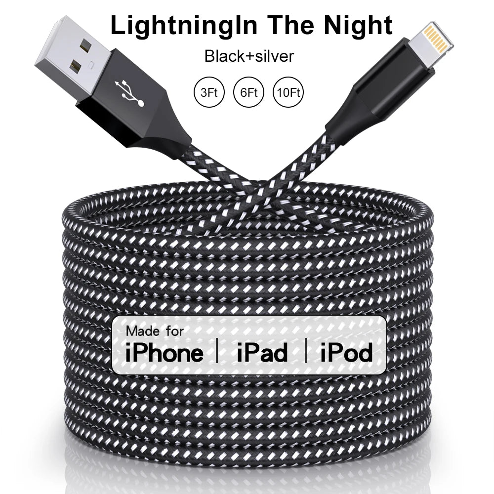 Laihonen MFI Certified Lightning Cable Fast Charging Cord for iPhone 14 14 Plus 13 13 Pro 12 12 Pro 11 11 Pro XR XS Max X 8 7 Plus