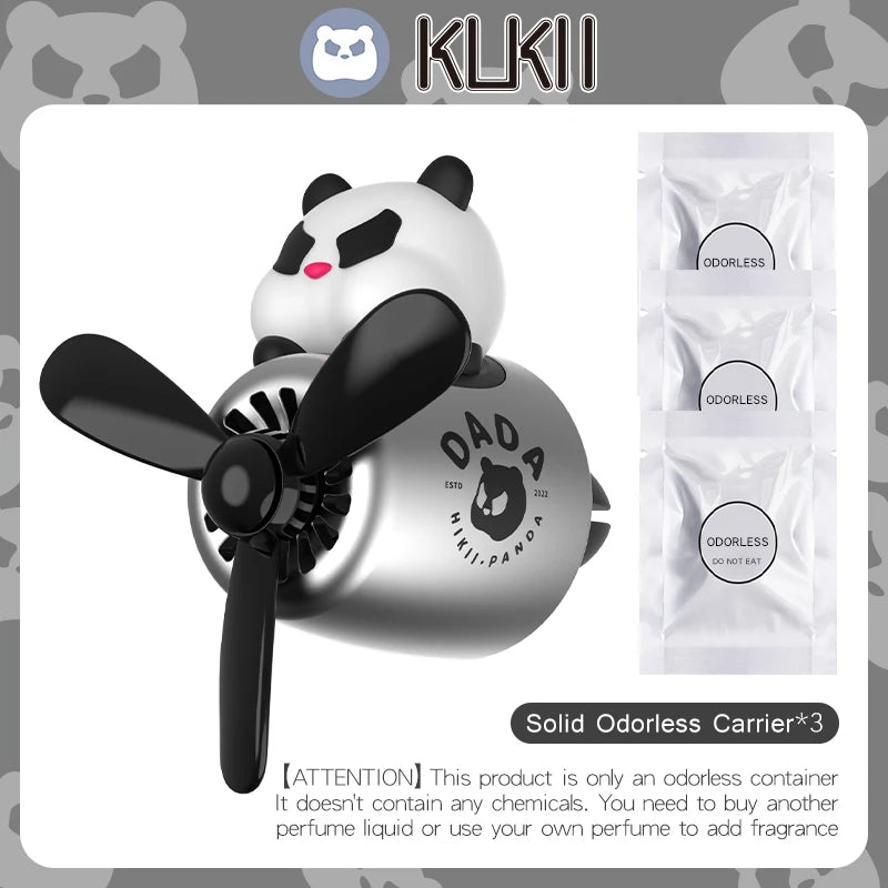 Odorless Ornament Pilot Airplane Fan Car Air Freshener Clip