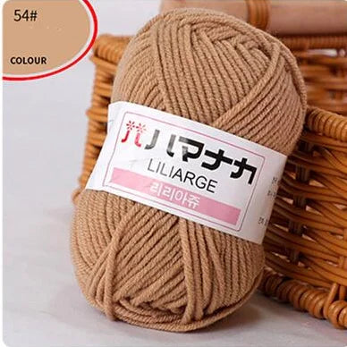 DIY Baby Milk Soft Cotton Knitting Yarn for Sweaters
