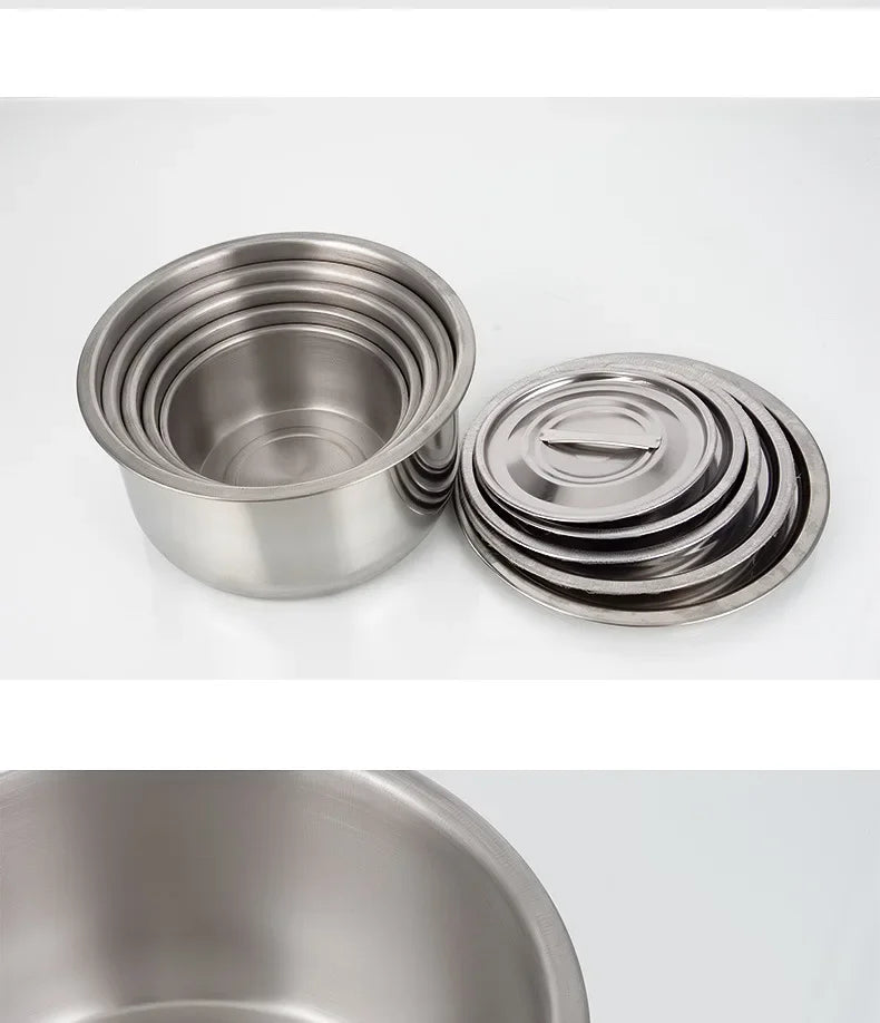 Basin Oil Basin Set with Cover and Trumpet Flavor Cups for Kitchen and Commercial Use