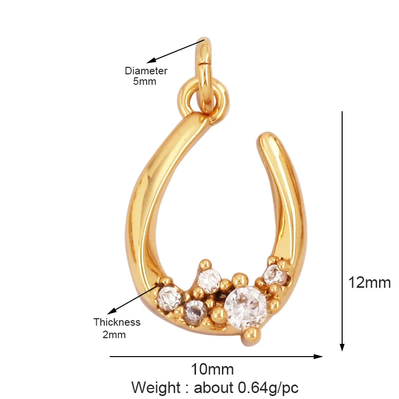 Sweet Colorful Sun Rose Flower Charm Pendant 18K Gold Necklace