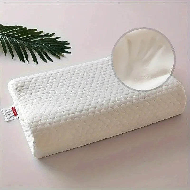 1pc Memory Foam Pillow For Anti-Snoring With Knitted Cover