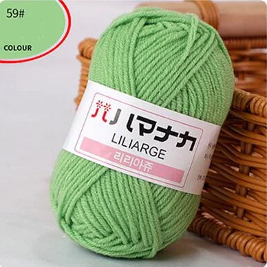 DIY Baby Milk Soft Cotton Knitting Yarn for Sweaters