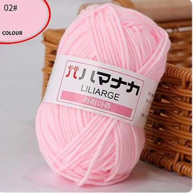 DIY Baby Milk Soft Cotton Knitting Yarn for Sweaters