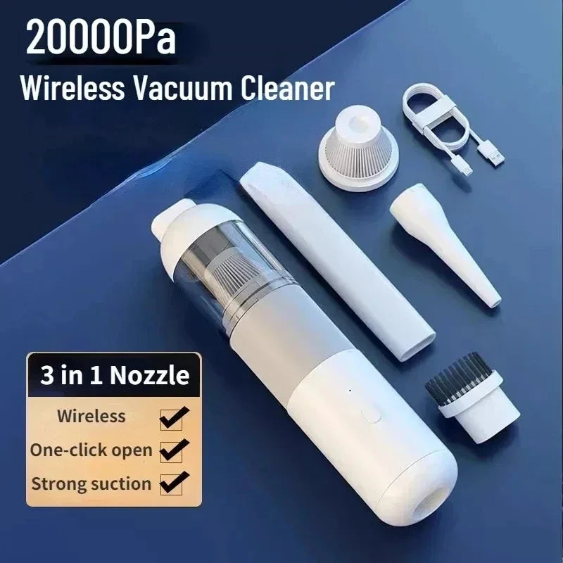 New Car Vacuum Cleaner Portable Mini Handheld 20000PA Dust Catcher