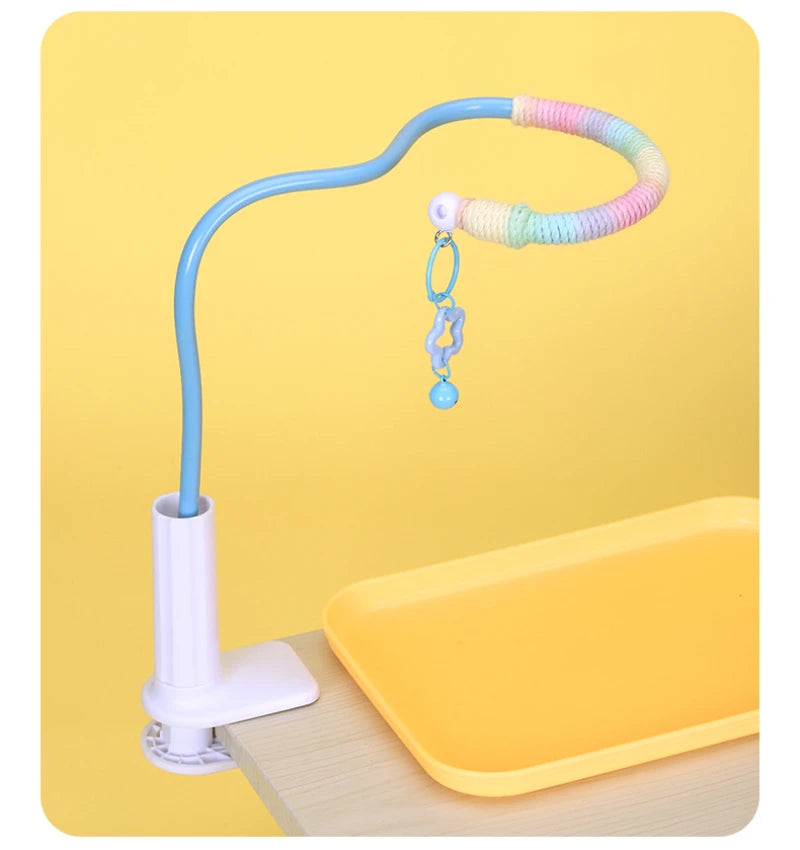 Bird Perch Stand Bird Training Portable Tabletop Platform parrot accessories Indoor Bird Stands for Parakeets Lovebirds Budgies