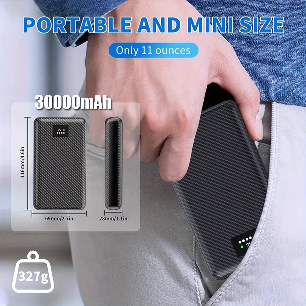 40000mAh Power Bank DC 7.4V Portable Charger for Heated Gear