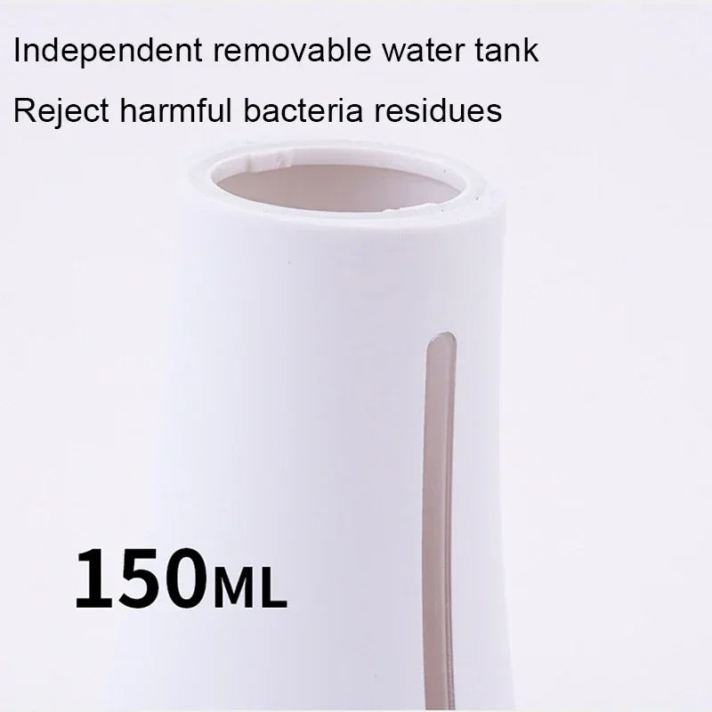 Electric Tooth Flosser High Pressure Jet USB Rechargeable Oral Irrigator with Whitening Technology