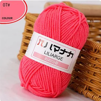 DIY Baby Milk Soft Cotton Knitting Yarn for Sweaters