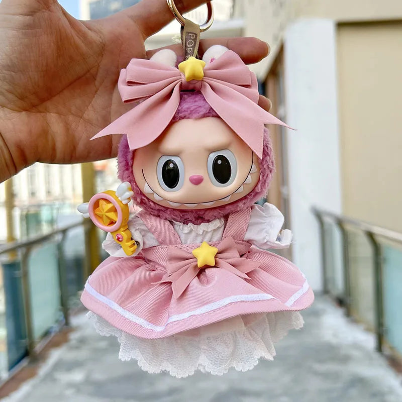 17cm Cute Baby Clothes Accessories For Kpop Idol Dolls Overalls