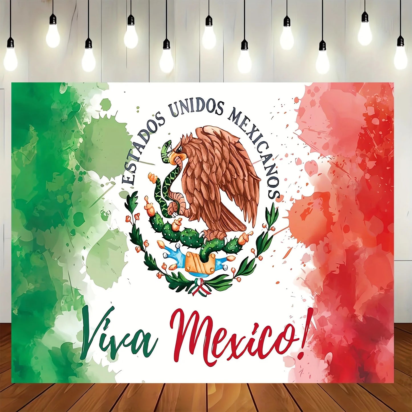 Mexican background banner Independence Day party