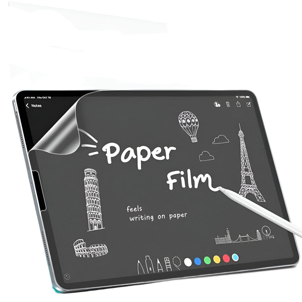 Protector de pantalla de película de papel similar para iPad Pro 13 12.9 11 2024 M4 Air 4 5 3 10.ª 9.ª 8.ª 7.ª generación Mini 6 Película mate Escritor