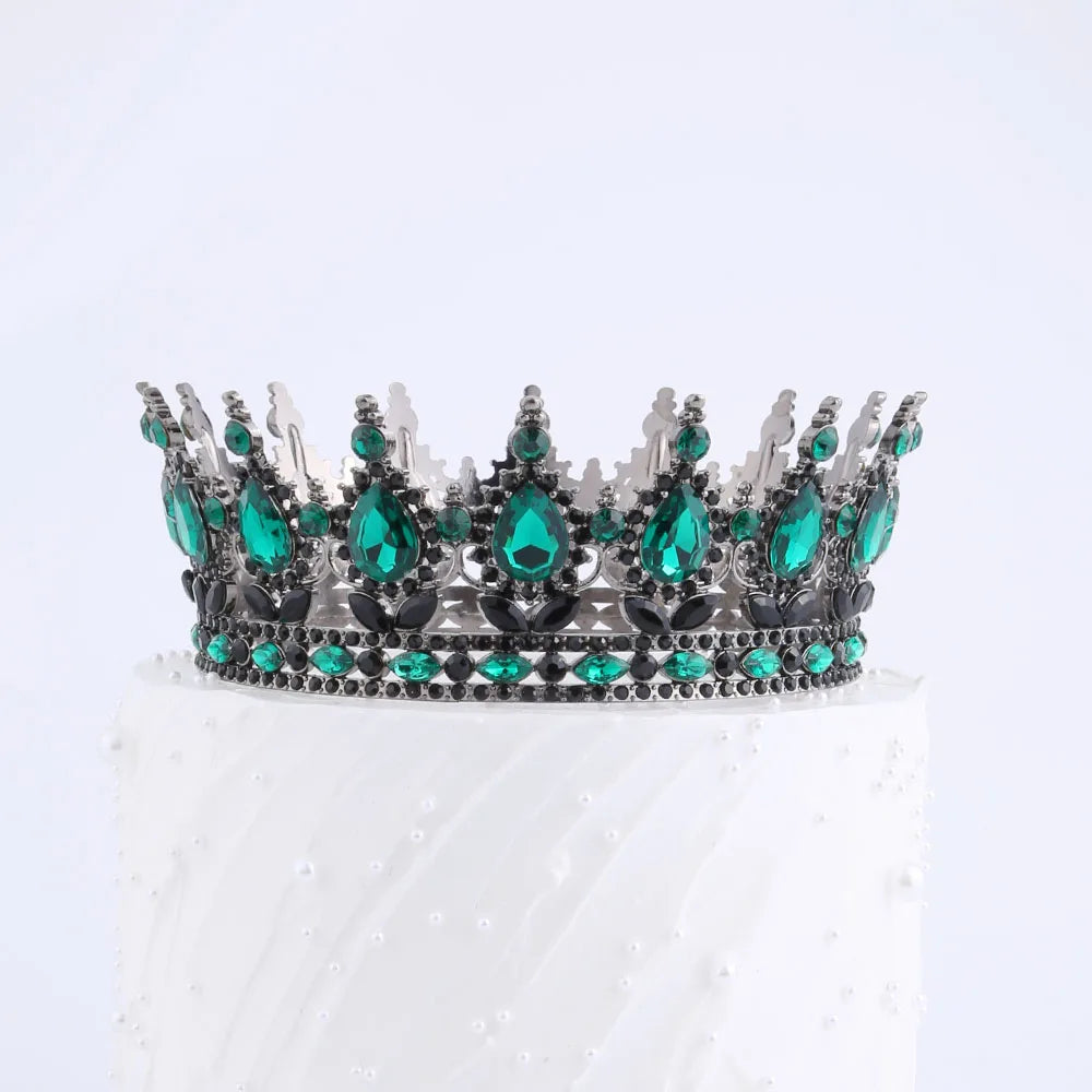 Beautiful Crystal Crown Cake Topper for Girl's Birthday Party Decoration