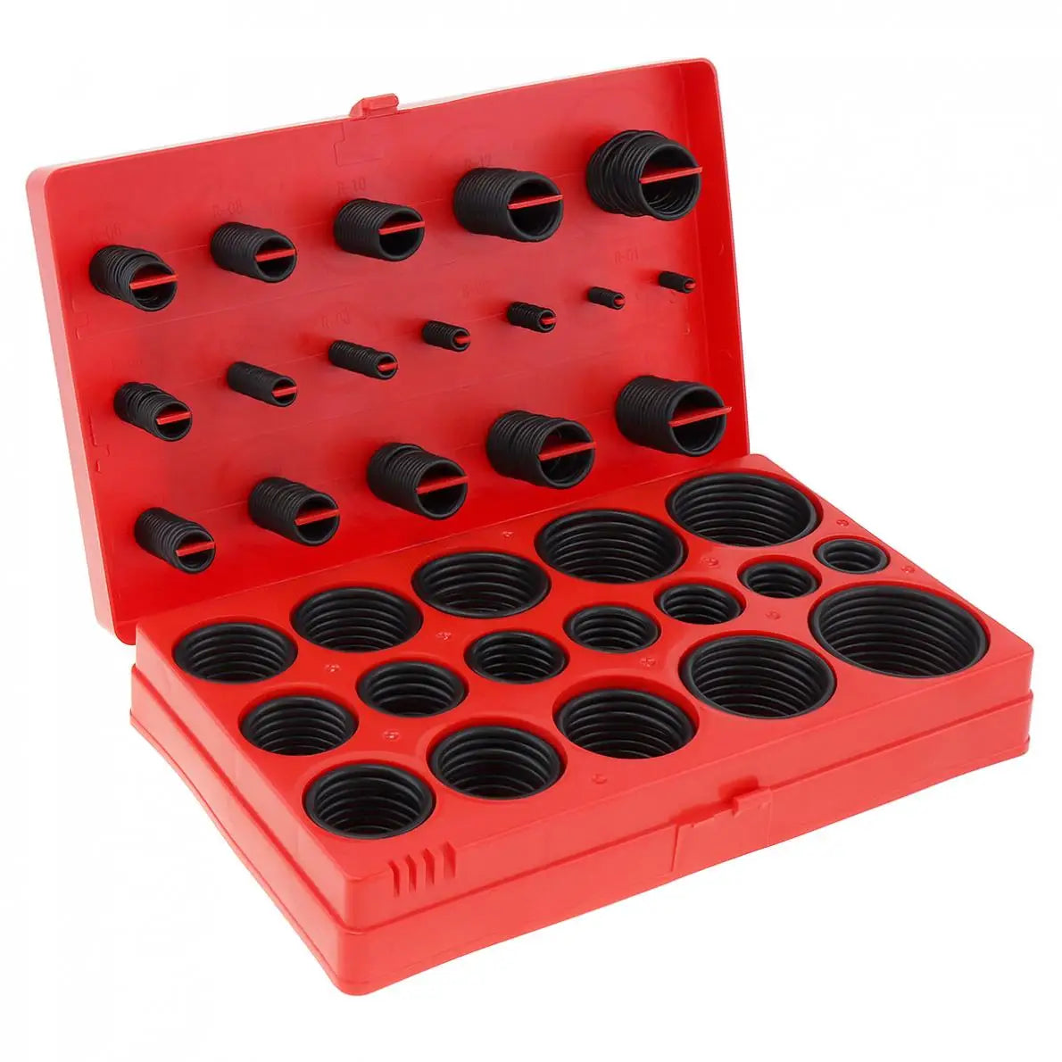 419PCS Universal O-Ring Assortment Set with 32 Sizes of Nitrile Rubber Seals for Plumbing Automotive and Faucet Repairs
