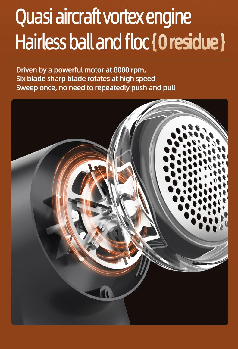 Portable Hair Ball Trimmer USB Rechargeable Lint Remover