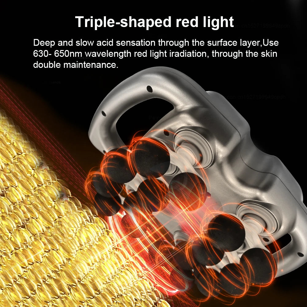 Fascia Gun Muscle Massager Gun with 16 Heads High Frequency Massage Machine