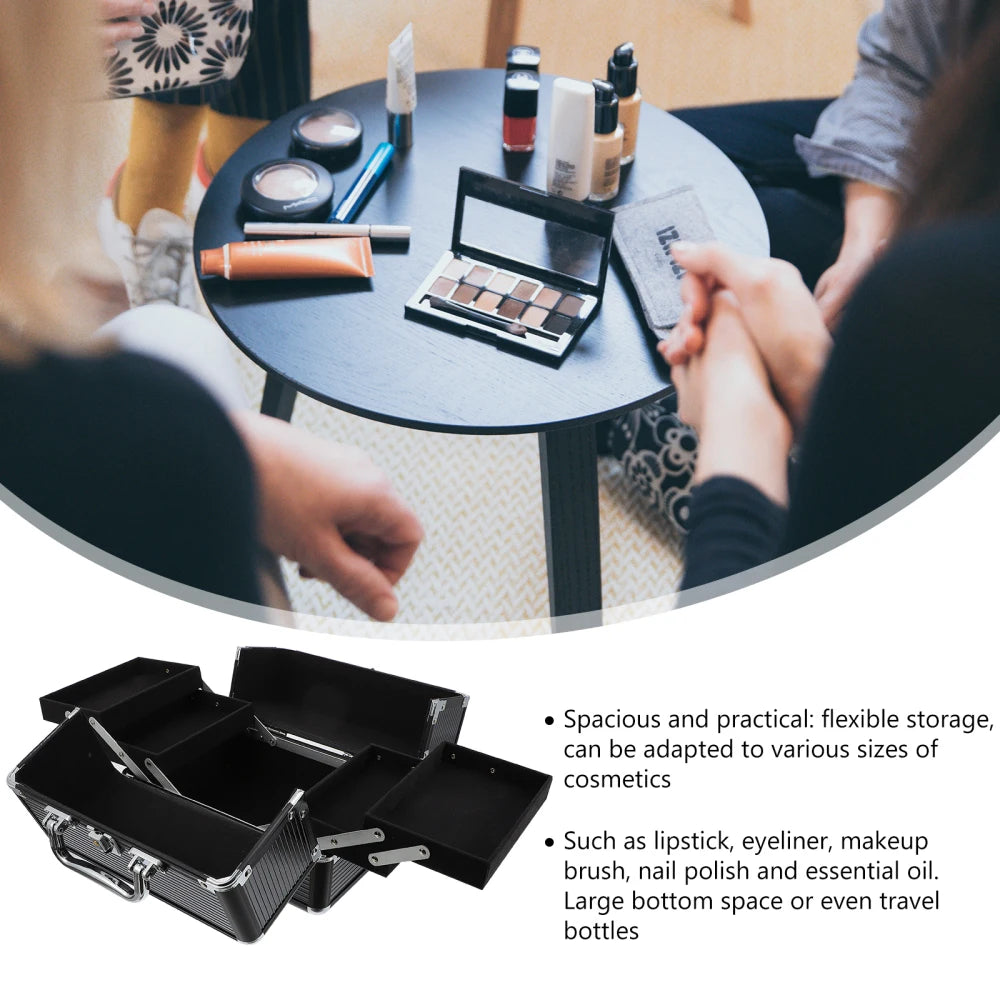 Makeup Case Handheld Storage Case Beauty Tool Organizer Pouch