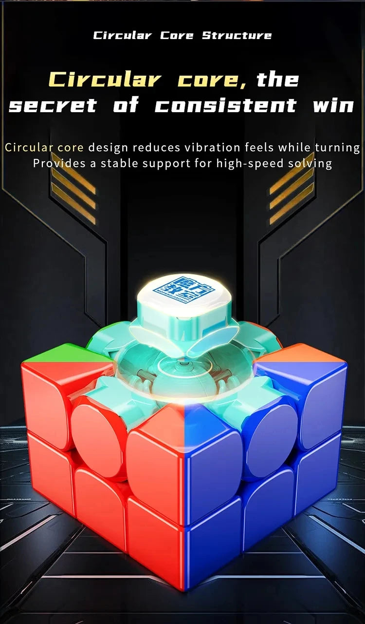 MoYu RS3M V5 3X3 Magnetic Speed Cube Fidget Toy 2023