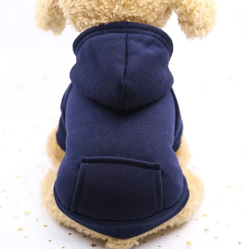 Fashion Dog Clothing Autumn Winter Thick Warm Hoodie Sweater
