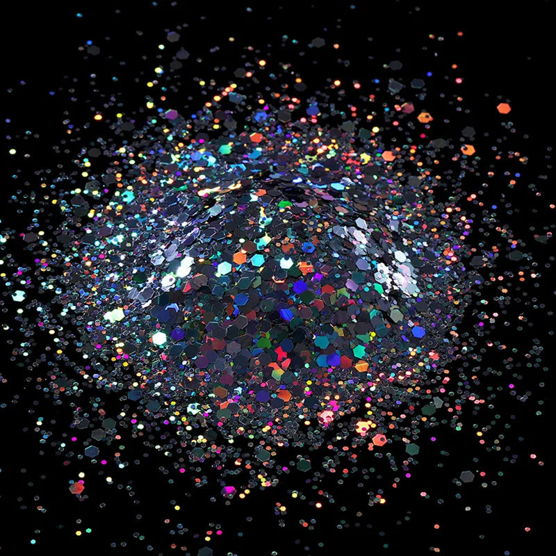 10g Holographic Hexagon Chunky Glitter for Epoxy Resin Art