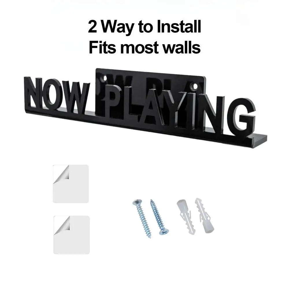 Floating Vinyl Record Shelf Acrylic Wall Mounted Display Rack