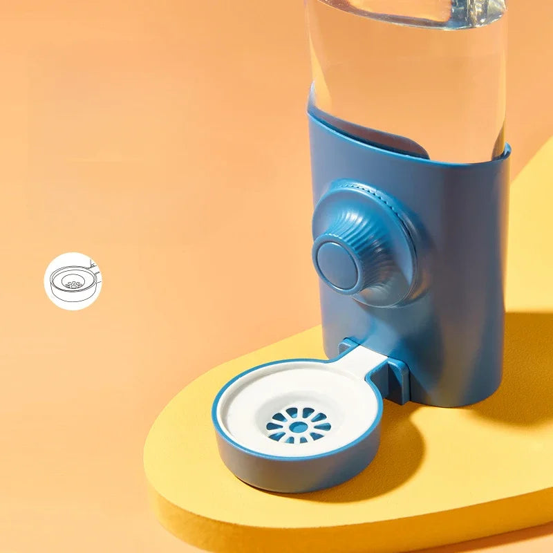 600ML Automatic Water Bottle for Rabbits Dutch Pigs Chinchillas & Hedgehogs Silent Large Capacity Pet Waterer Refill Feature