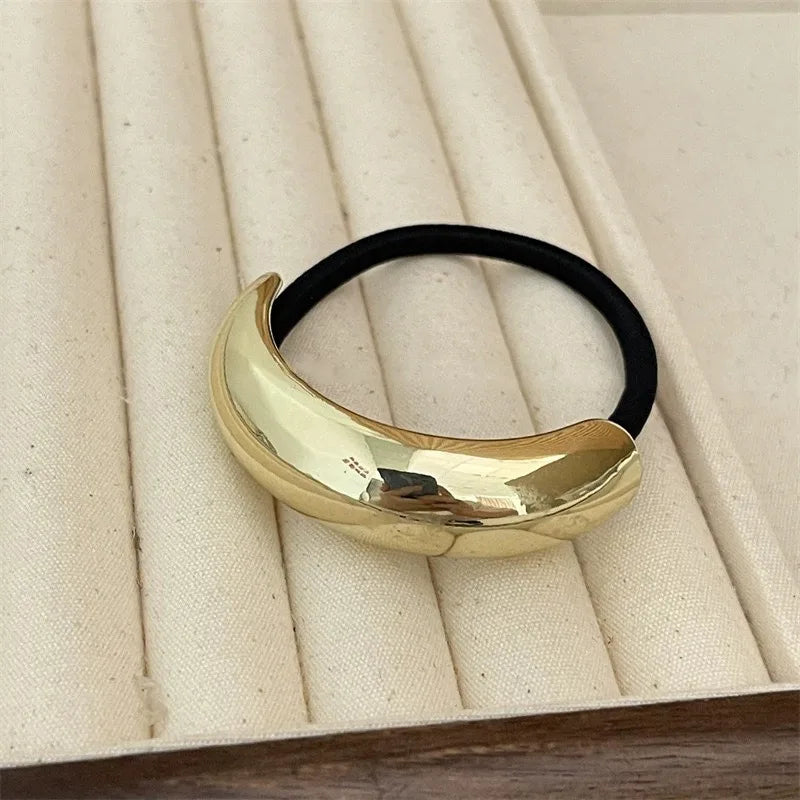 New Fashion Metal Irregular Double-Layer Hair Bands Ropes