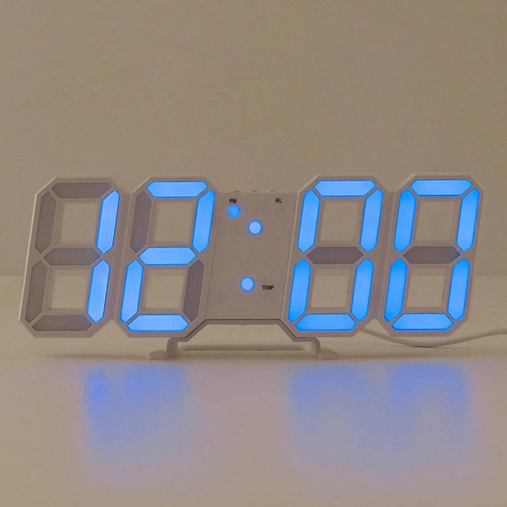 1PC 3D Digital Clock Multi-Functional Large Screen Gift