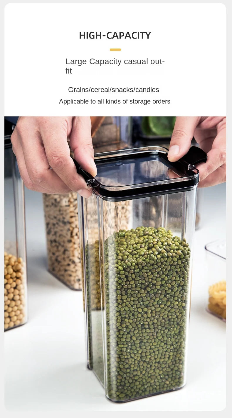 Kitchen Grain Storage Jars Set β Moisture-Proof Organizer for Seasonings