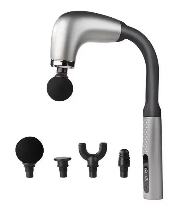 Fascia gun Handle Elbow 3 Modes 6 Gears Adjust Muscle Relaxation Massage Percussion Hammer for Athletes