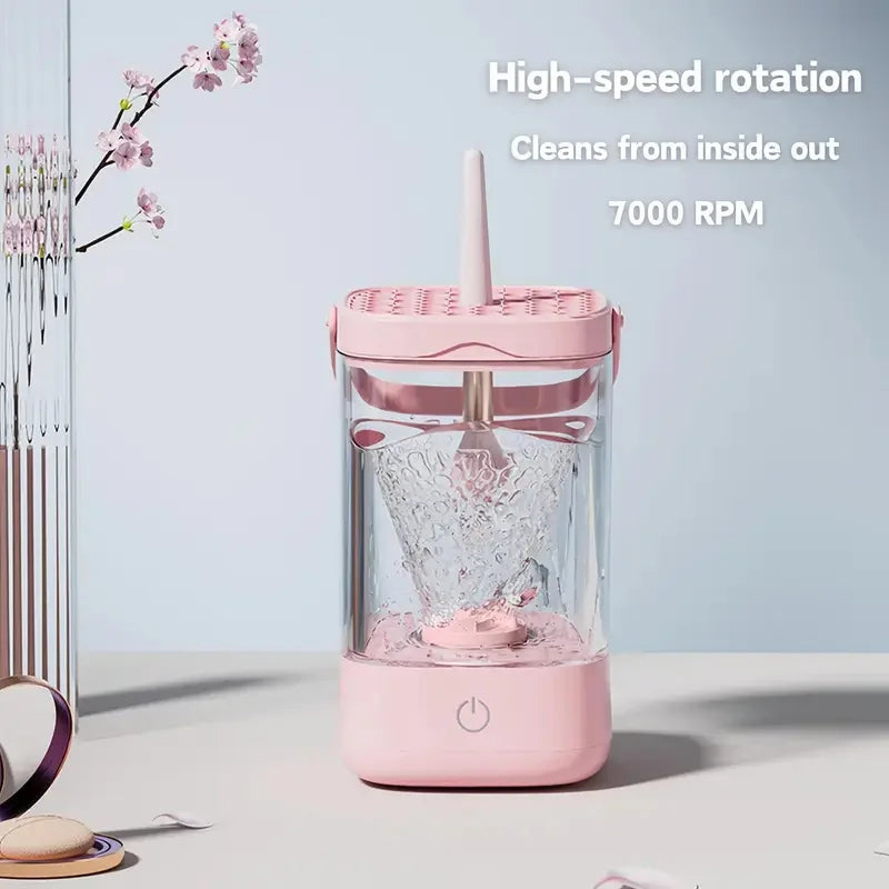 Automatic Spinning Makeup Brush Cleaner USB Plug Electric Makeup Brushes Cleaner and Dryer Deep Clean