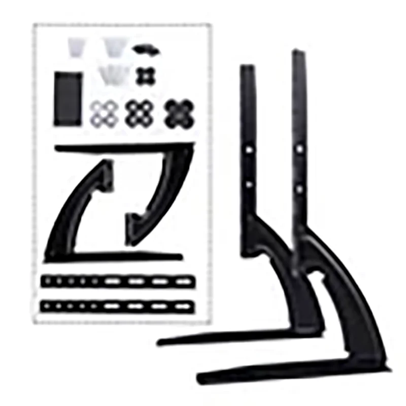 Beishi Universal Table Top TV Stand for 14 to 42 Inch LCD LED OLED TVs Sturdy Monitor Bracket for Flat and Curved Screens