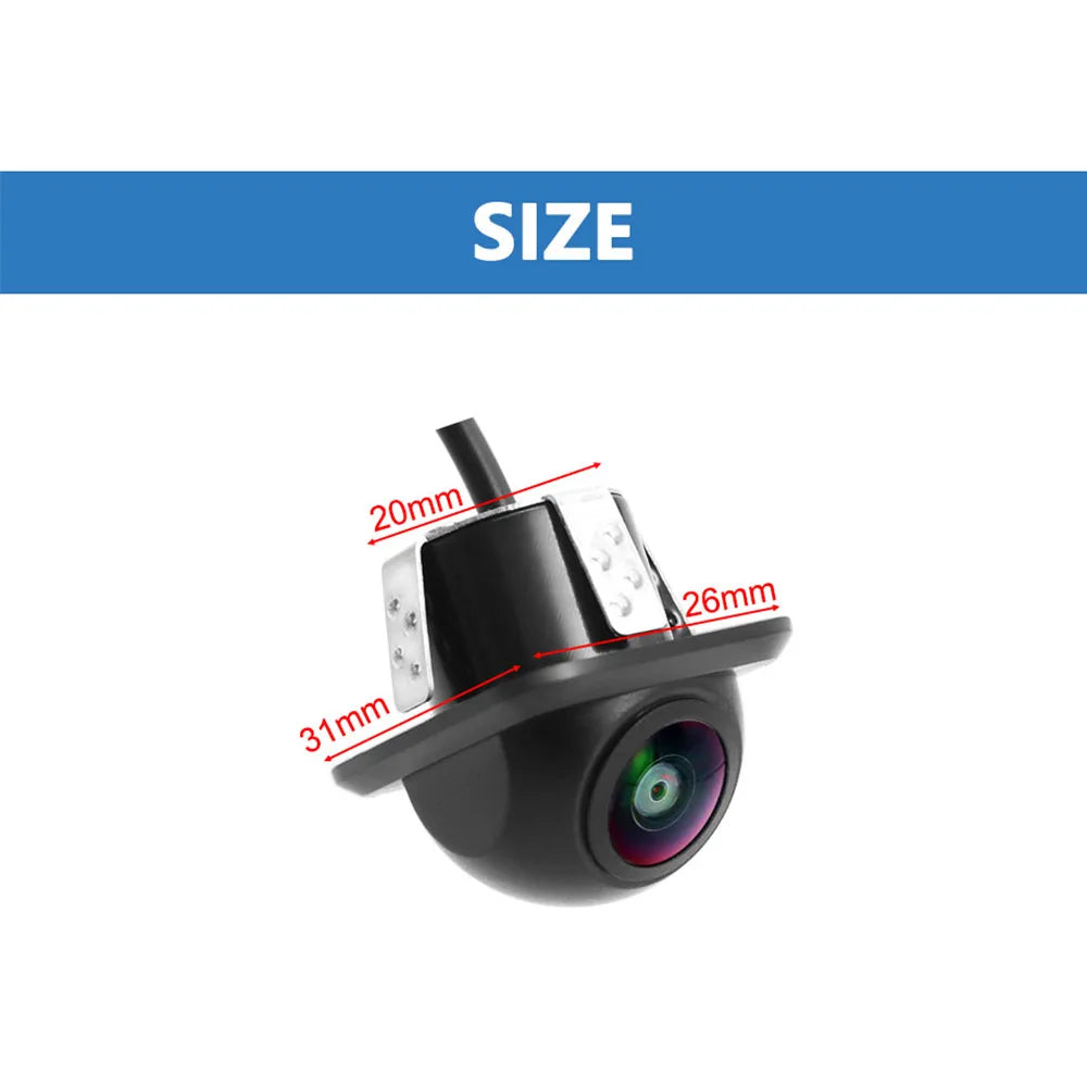 SMARTOUR Car Rear View Camera Night Vision Waterproof 170 Degree HD Video Fish Eye Lens