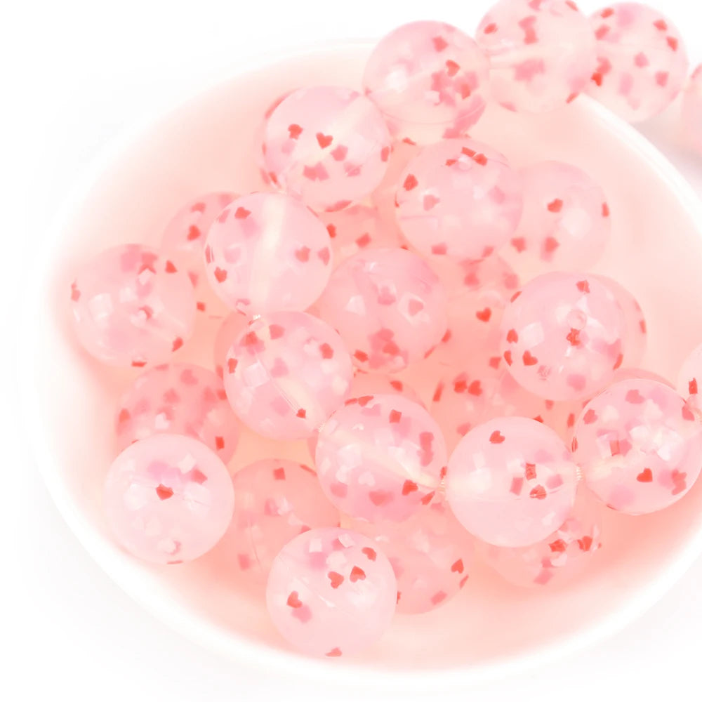 LOFCA 15mm Silicone Loose Beads 20pcs Safe Teether For Infants