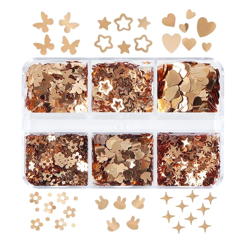 Holographic Glitter English Alphabet Flakes For DIY Resin