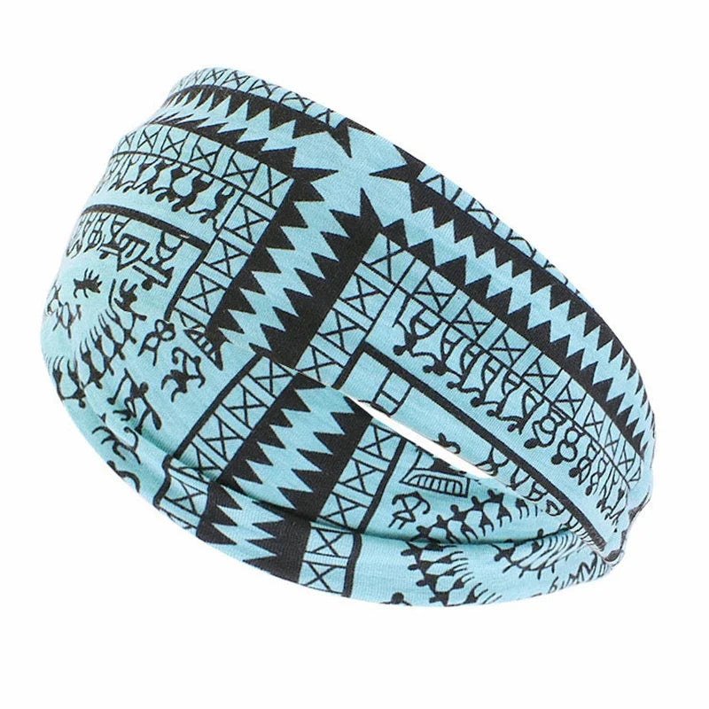 Headbands For Women Solid Color Elastic Wide Turban Headwrap Yoga Makeup Hair Accessories