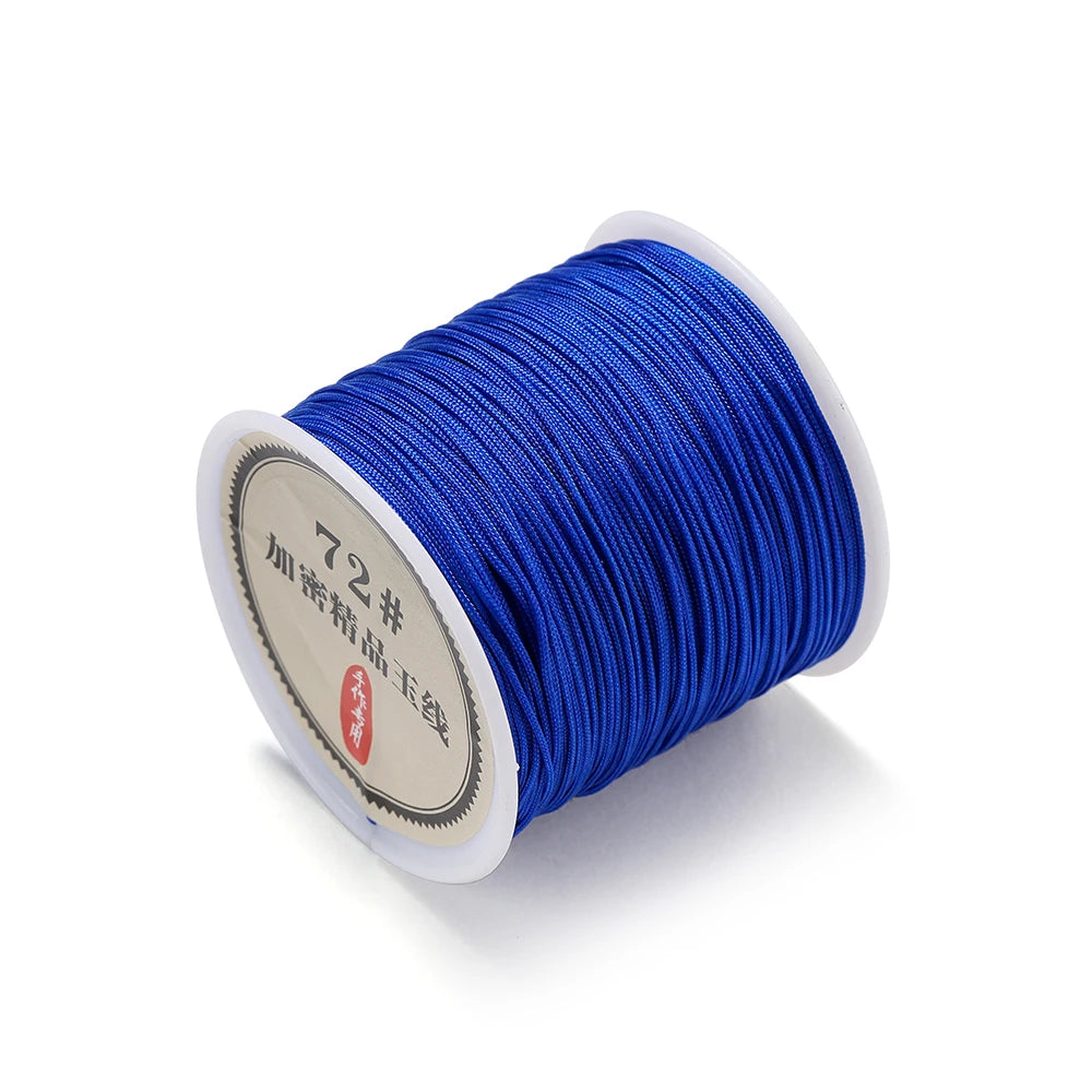 10/50M 0.8mm Nylon Thread Cord for DIY Jewelry Making