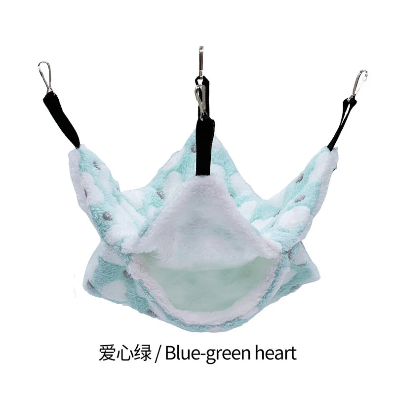 Hamster Hammock Rodent Hamster Bed Rats Accessories for Rat Hammock for Rats Hammock for Rodents Guinea Pig House CXW04