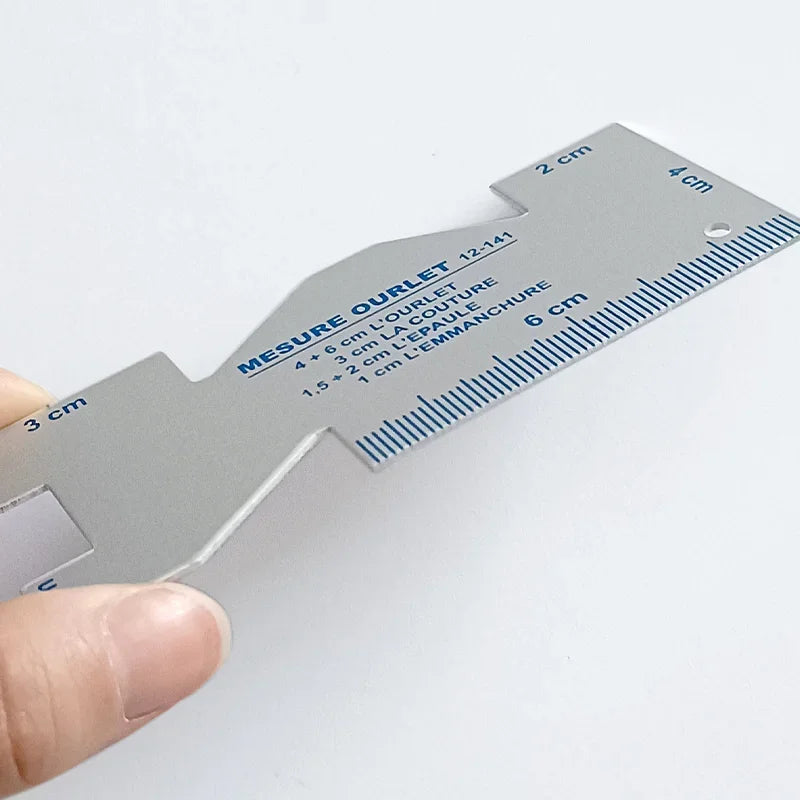 Precision Seam Measuring Gauge Quilting Ruler Template for Sewing and DIY Patchwork Craft Accessories 1 or 2 Pieces