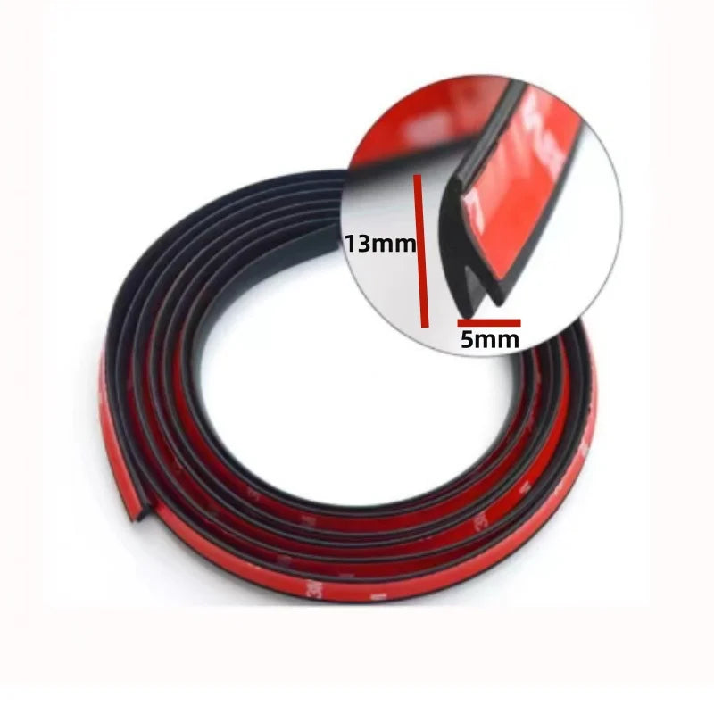 Y Shape Auto Window Gap Protection Car Sealing Strip Rubber Dustproof Waterproof Sound Insulation