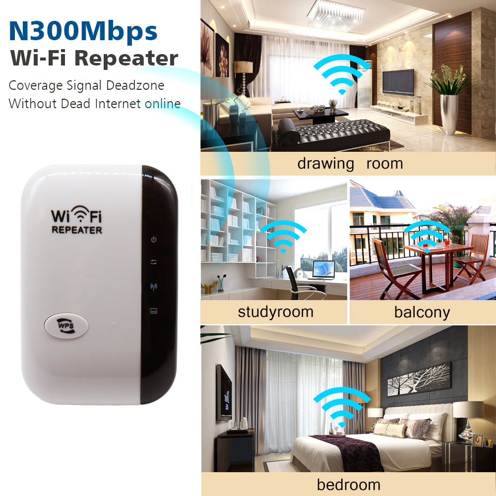 300Mbps WiFi Repeater WiFi Extender Signal Booster Access Point