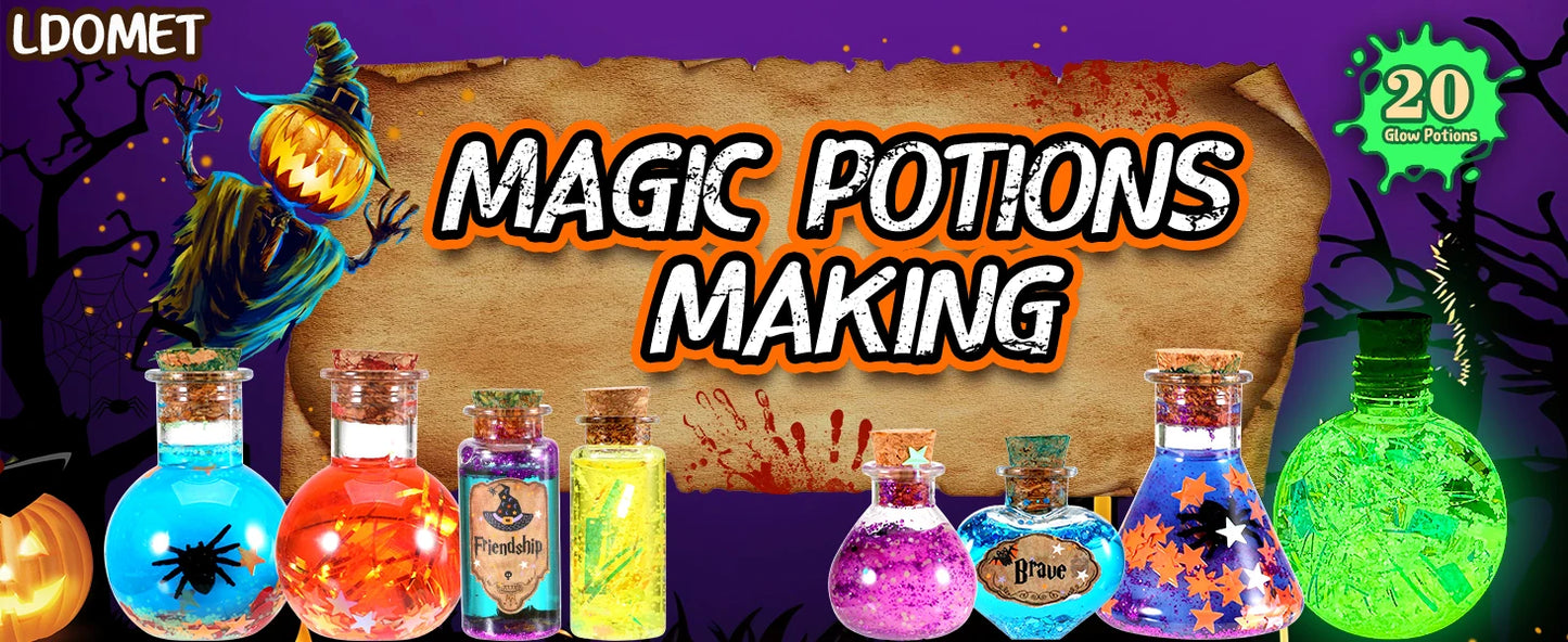 DIY Fairy Magical Potions Kit for Kids - Color Changing and Freezing Potions Art Craft Science Experiment Set