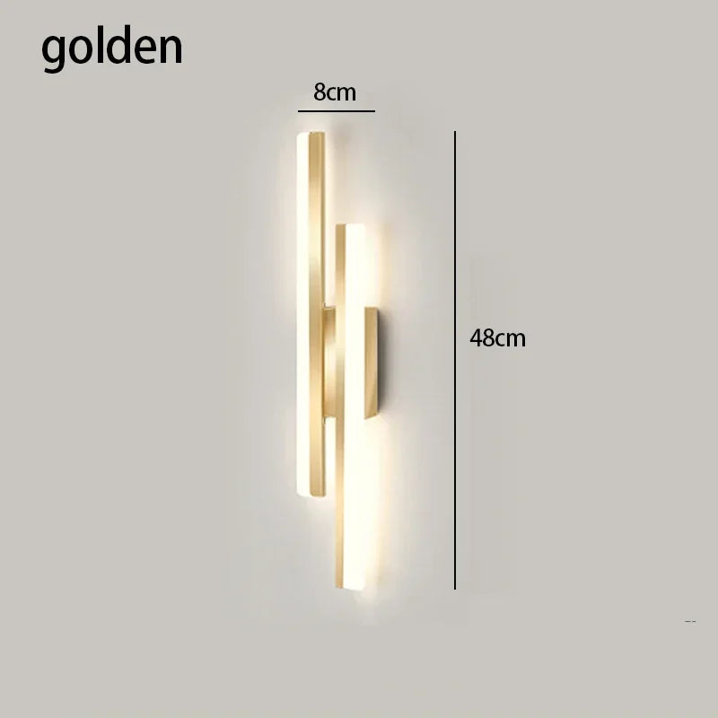 Modern LED Acrylic Wall Light Sconce for Bedroom and Hallway Decor