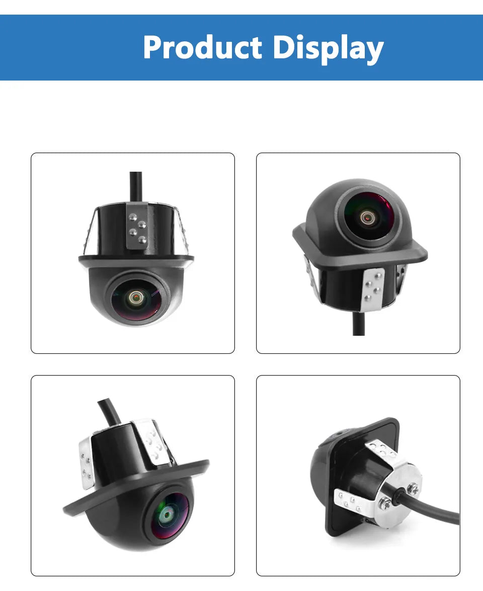 SMARTOUR Car Rear View Camera Night Vision Waterproof 170 Degree HD Video Fish Eye Lens